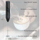 Mixer spuma de lapte negru cu stand vertical ideal pentru cappuccino caffe latte