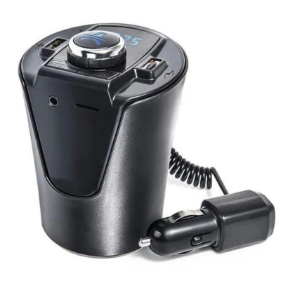 Modulator auto BX6 Bluetooth FM USB Negru