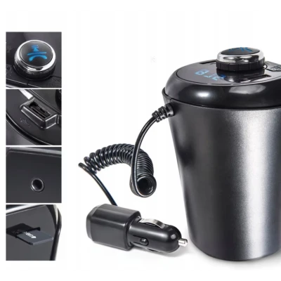Modulator auto BX6 Bluetooth FM USB Negru