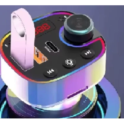 Modulator auto LED RGB BT FM Handsfree USB Andowl Q C888