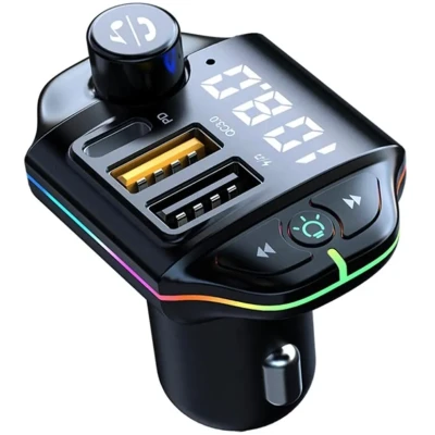Modulator Fm auto Rgb ZTB-A10 - 20W Negru