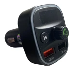 Modulator Fm auto Xd8 cu functie Bluetooth Mod  Bt cu doua porturi Usb microSd Negru