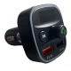 Modulator Fm auto Xd8 cu functie Bluetooth Mod  Bt cu doua porturi Usb microSd Negru