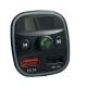 Modulator Fm auto Xd8 cu functie Bluetooth Mod  Bt cu doua porturi Usb microSd Negru