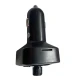 Modulator Fm auto Xd8 cu functie Bluetooth Mod  Bt cu doua porturi Usb microSd Negru