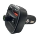 Modulator Fm auto Xd8 cu functie Bluetooth Mod  Bt cu doua porturi Usb microSd Negru