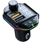 Modulator Fm auto ZTB A10 20W Rgb cu incarcare rapida  Negru