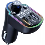 Modulator FM Bluetooth 5.0 Incarcare rapida MP3 Player Tip C PD 20W USB QC 3.0 ZTB A8