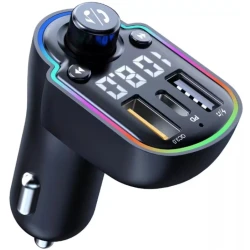 Modulator FM Bluetooth 5.0 Incarcare rapida MP3 Player Tip C PD 20W USB QC 3.0 ZTB A8