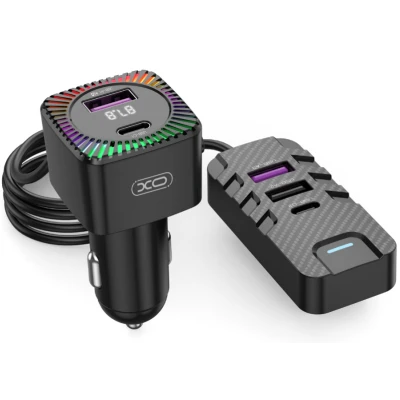 Modulator FM Bluetooth CSII cu 2 x USB C si 3 x USB A
