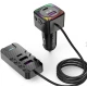 Modulator FM Bluetooth CSII cu 2 x USB C si 3 x USB A