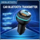 Modulator FM C33 Radio functie Bluetooth Led Multicolor USB A USB C Negru￼