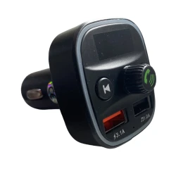 Modulator FM Q1 functie Bluetooth transmitator MP3 handsfree Negru