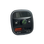 Modulator FM Q1 functie Bluetooth transmitator MP3 handsfree Negru