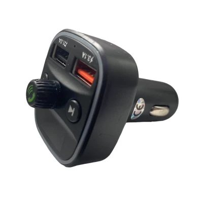 Modulator FM Q1 functie Bluetooth transmitator MP3 handsfree Negru