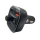 Modulator FM Q1 functie Bluetooth transmitator MP3 handsfree Negru