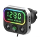 Modulator Transmitator FM Auto BC79 Bluetooth QC 3.0 negru