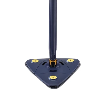 Mop multifunctional pentru suprafete uscate si ude cap triunghiular rotativ