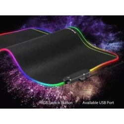 Mouse pad gaming FGD-02 cu iluminare LED RGB