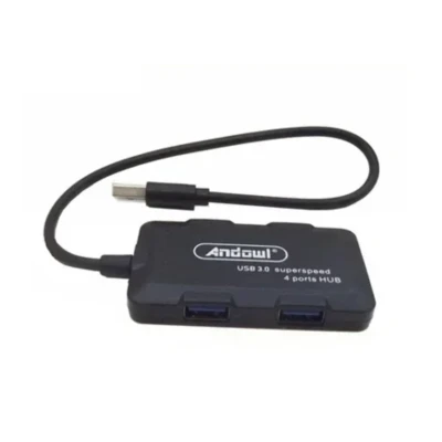 Multi HUB cu 4 USB Andowl Q HU302 negru