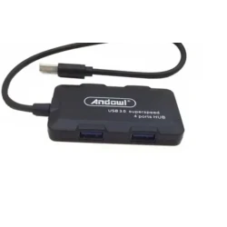 Multi HUB cu 4 USB Andowl Q HU302 negru