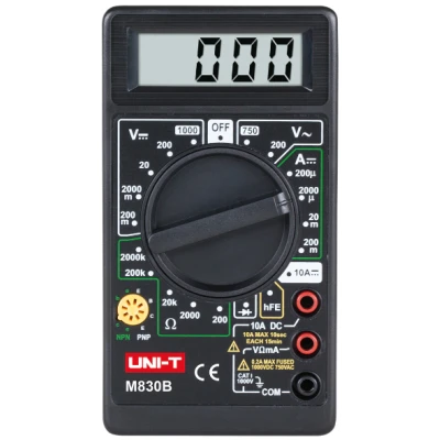 Multimetru digital DT830B negru