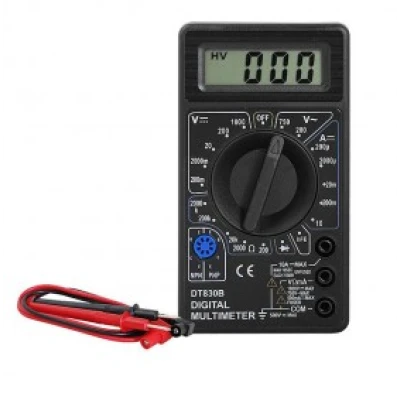 Multimetru digital DT830B negru