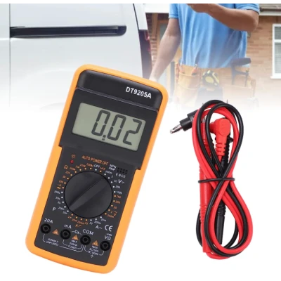 Multimetru DT9205A electric digital multifunctional universal cu test de electricitate durabil de inalta precizie XL