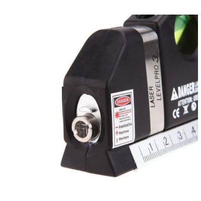 Nivela cu Laser Level Pro3 Multifunctionala cu Boloboc si Ruleta