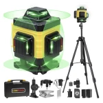 UB Nivela Laser 3D LEIHMANN cu Linii Verzi si Accesorii Complete