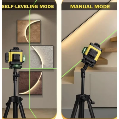 UB Nivela Laser 3D LEIHMANN cu Linii Verzi si Accesorii Complete