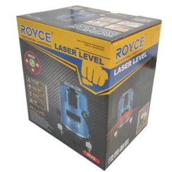 Nivela laser cu 5 linii  rotativa 360 10 metri arie de acoperire Rll V5 Royce