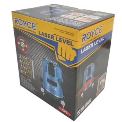 Nivela laser cu 5 linii  rotativa 360 10 metri arie de acoperire Rll V5 Royce