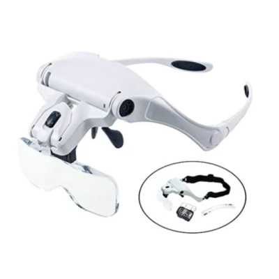 Ochelari cu 5 LUPE 2 LED 9892B2C Incarcare USB