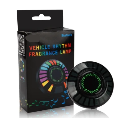 Odorizant auto D2 functie umidificator Led cu ritm muzical RGB Bluetooth