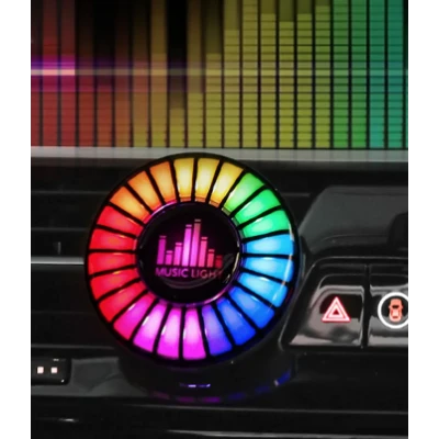 Odorizant auto D2 functie umidificator Led cu ritm muzical RGB Bluetooth