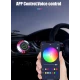 Odorizant auto D2 functie umidificator Led cu ritm muzical RGB Bluetooth