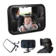 UB Oglinda auto supraveghere bebe fixare tetiera suport anti alunecare 360 grade