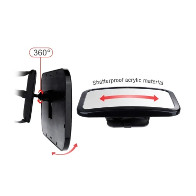 UB Oglinda auto supraveghere bebe fixare tetiera suport anti alunecare 360 grade