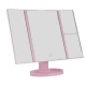 Oglinda cosmetica LED extensibila cu buton tactil