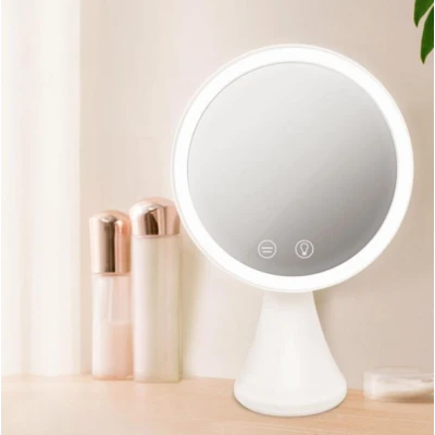 Oglinda Cosmetica si Lampa 2in1 cu 3 Moduri de Iluminare si Senzor Tactil