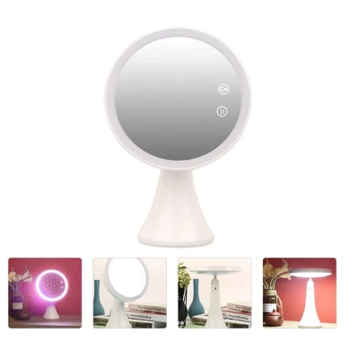 Oglinda Cosmetica si Lampa 2in1 cu 3 Moduri de Iluminare si Senzor Tactil