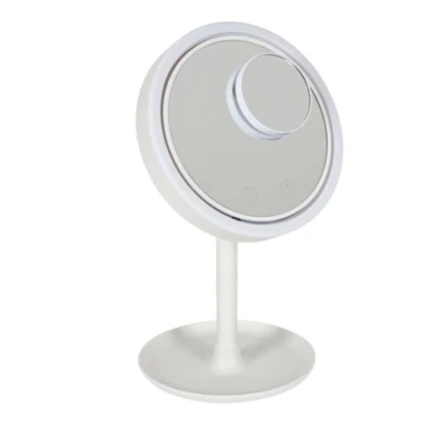 Oglinda make-up cu lumina si ventilator