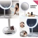 Oglinda make-up cu lumina si ventilator