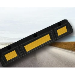 Opritor roti auto reflectorizant pentru locul de parcare sau blocare roti
