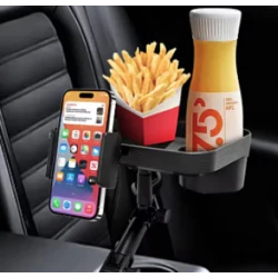 Organizator auto 3 in 1 multifunctional cu suport telefon suport pahar tavita Q CP9 rotire 360 grade