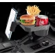 Organizator auto 3 in 1 multifunctional cu suport telefon suport pahar tavita Q CP9 rotire 360 grade