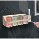 Organizator baie RA-875B cu carlige si dozator pentru pasta de dinti