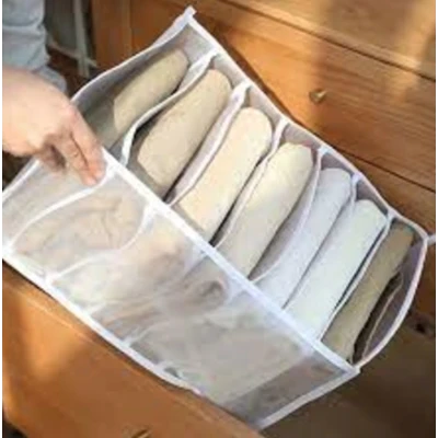 Organizator haine pliabil textil pentru sertare