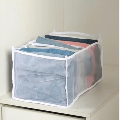 Organizator haine pliabil textil pentru sertare